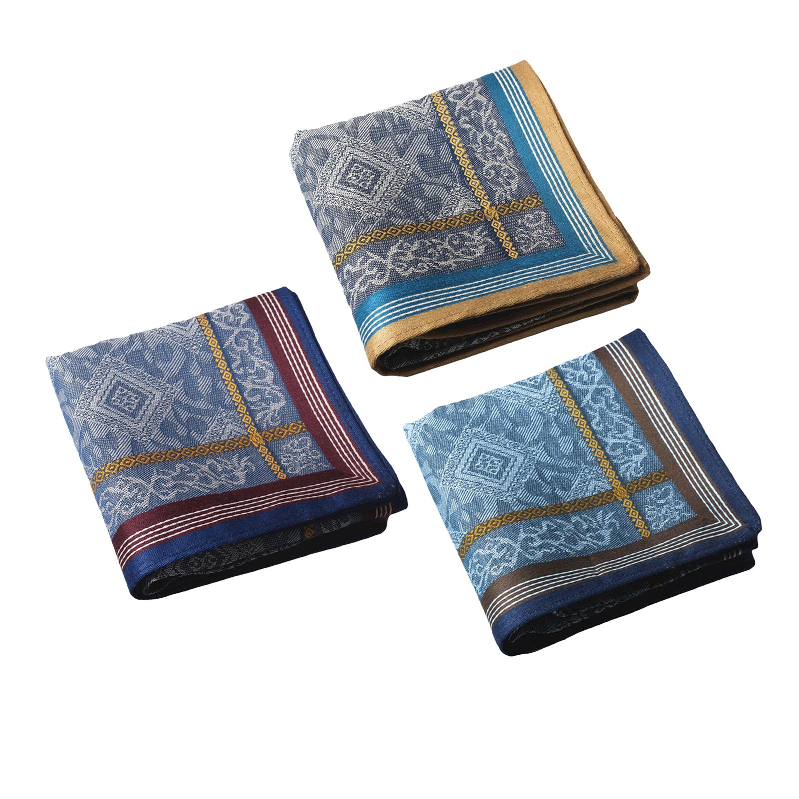 Handkerchief Cotton Men - 3x Sapu Tangan Pria untuk Perayaan