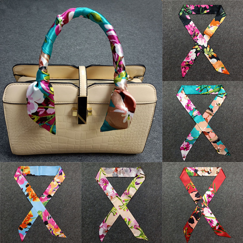 Silk Neck Scarf - 47 Warna Merek Bandana Kecil Tas