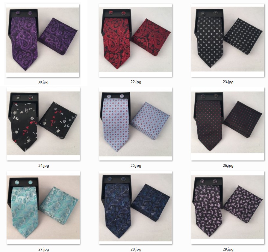 Pocket Square Set - Set Aksesoris Dasi Pria Kasual, Sapu
