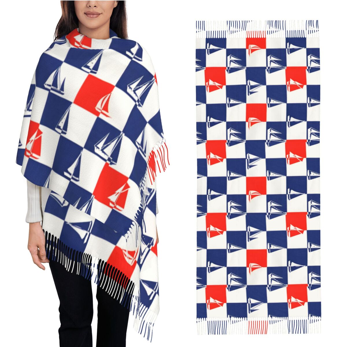 Pashmina Wrap Large - Selendang Pashmina Musim Gugur Musim Dingin