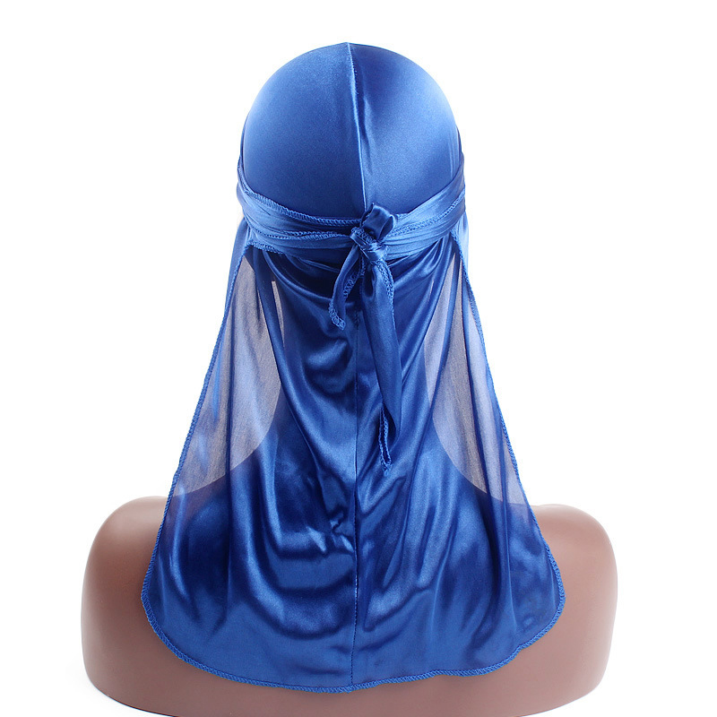 Bandana Doo Rag - Durag Satin Wanita Pria, Kerudung Turban,