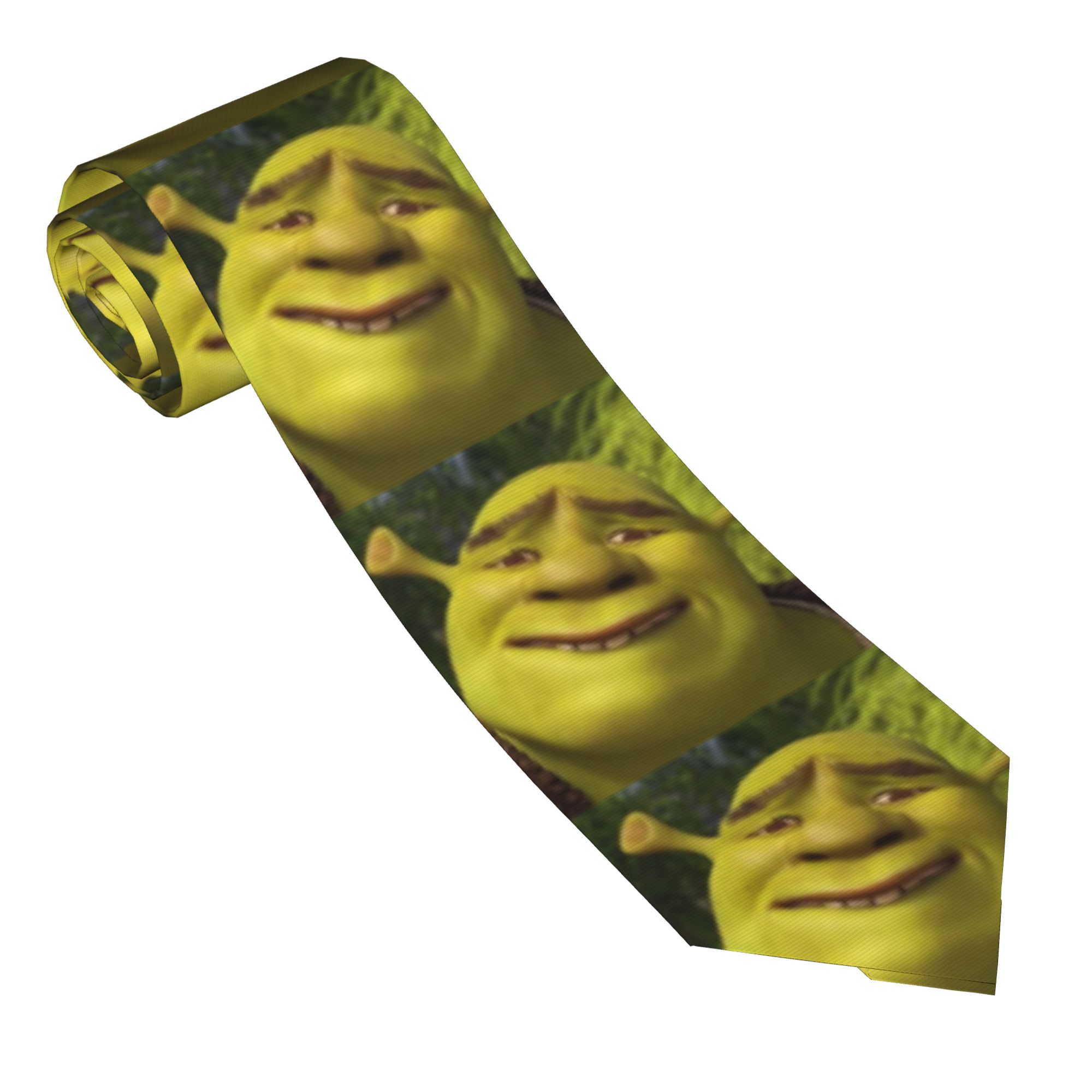 Skinny Tie Men - Dasi Anime Shrek Memes Pria Bahan
