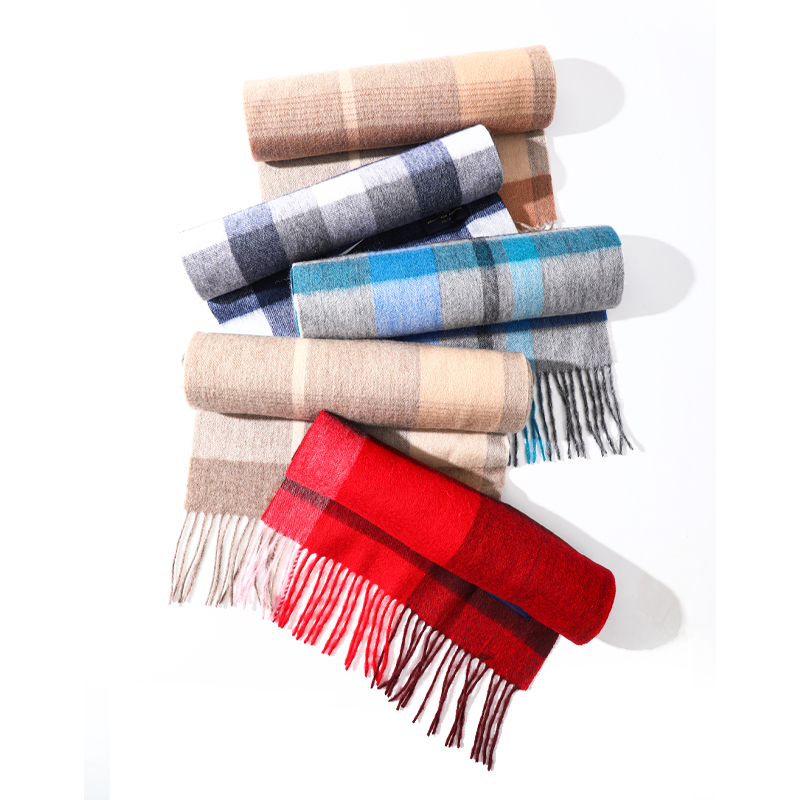 Muffler Men Wool - Syal kisi klasik hangat wanita, Fashion