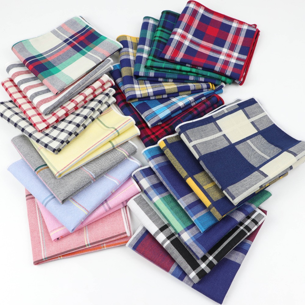 Handkerchief Cotton Men - Pria Sapu Tangan Katun Anyaman Pencetakan