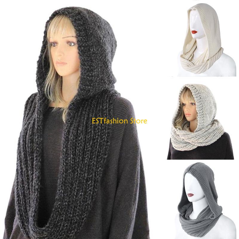 Infinity Scarf Knit - Y5GC Tudung Rajut Musim Dingin Wanita