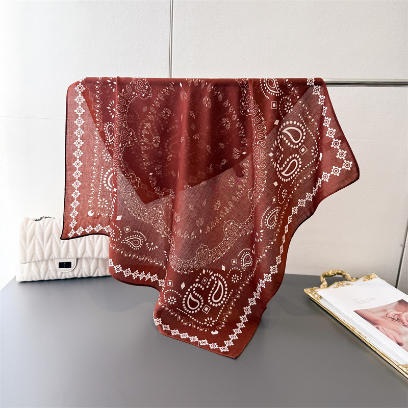 Syal Wanita Katun Murni, Kerud - Bandana Cotton ulasan dan harga