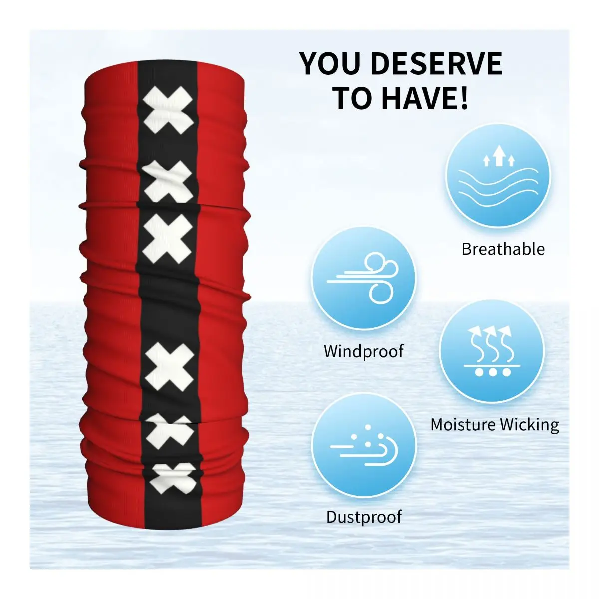 New Holland Amsterdam Flag Win - Neck Warmer Tube ulasan dan harga