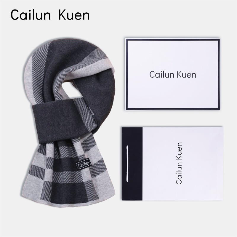 Syal Rajut Wol Campuran Serbag - Muffler Men Wool ulasan dan harga
