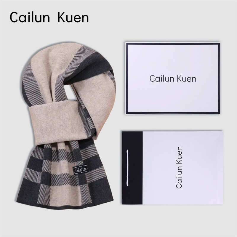 Syal Rajut Wol Campuran Serbag - Muffler Men Wool ulasan dan harga