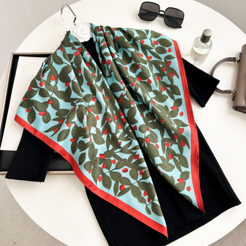 Syal Persegi 90cm Berkualitas  - Ascot Neck Scarf ulasan dan harga