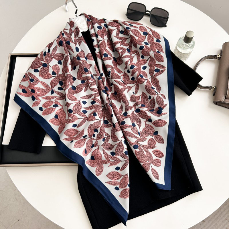 Syal Persegi 90cm Berkualitas  - Ascot Neck Scarf ulasan dan harga