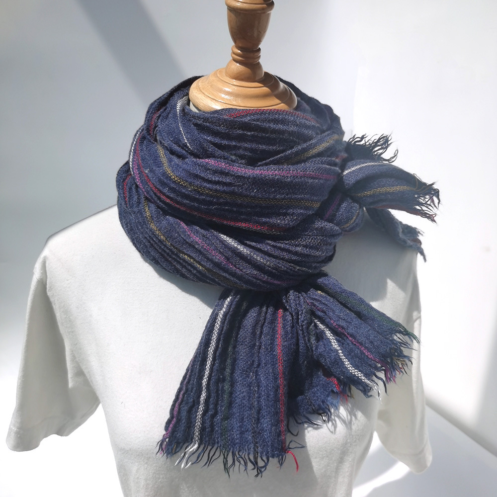 Syal Wol Pria Musim Dingin Yan - Muffler Men Wool ulasan dan harga
