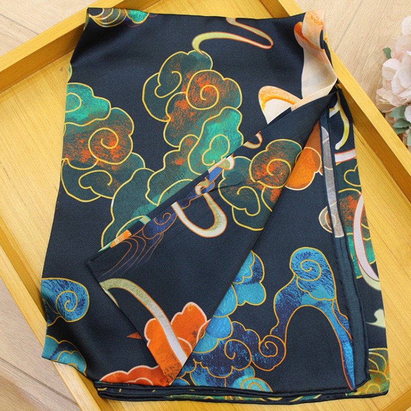 Selendang Sutra Asli Mewah Bar - Pashmina Wrap Large ulasan dan harga