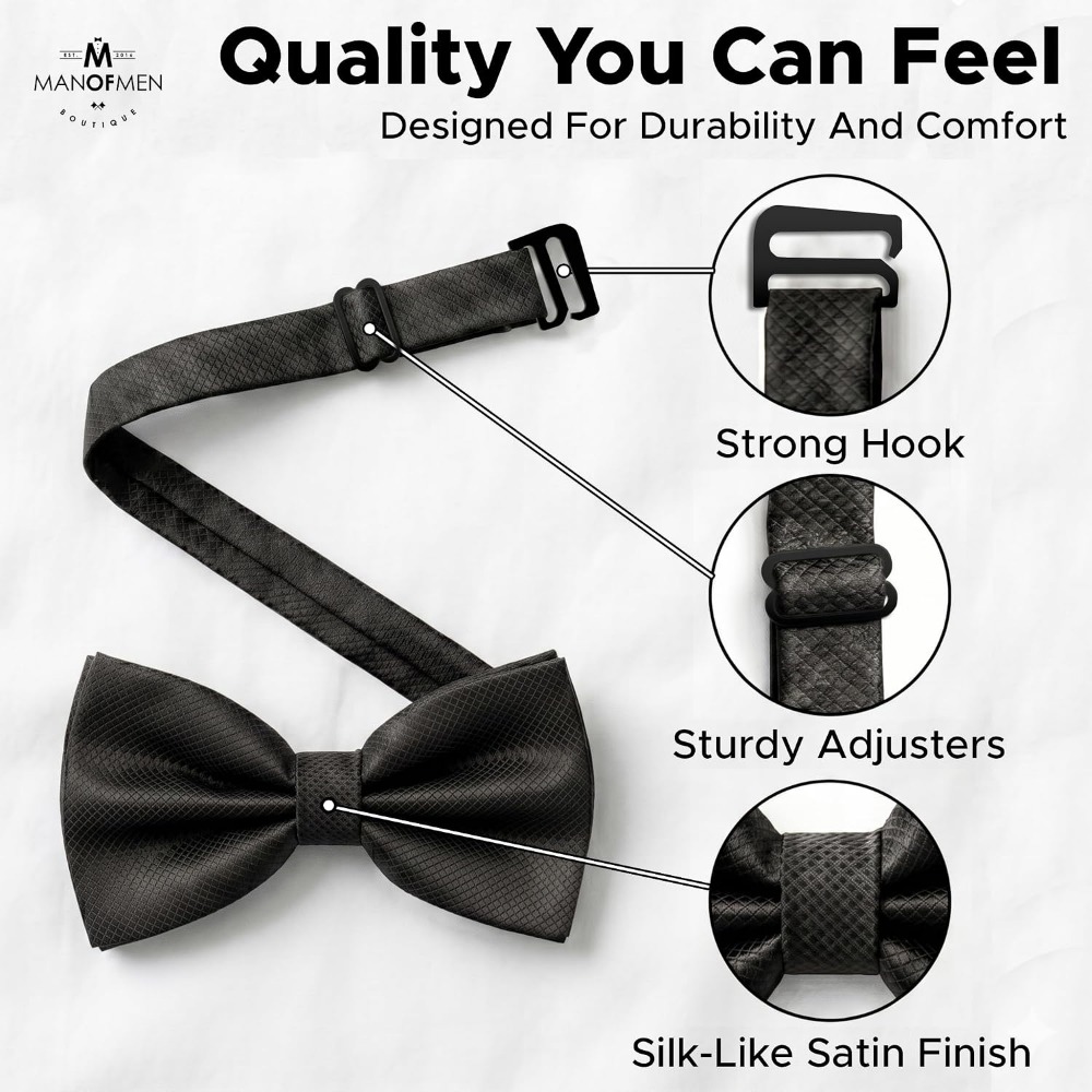 Dasi Kupu-kupu Poliester Solid - Bow Tie Pre Tied ulasan dan harga