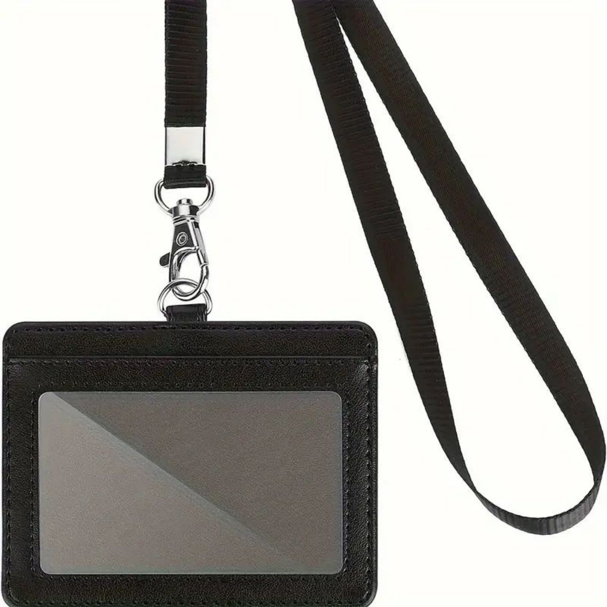 1 buah tempat lencana ID horiz - Lanyard Badge Holder ulasan dan harga