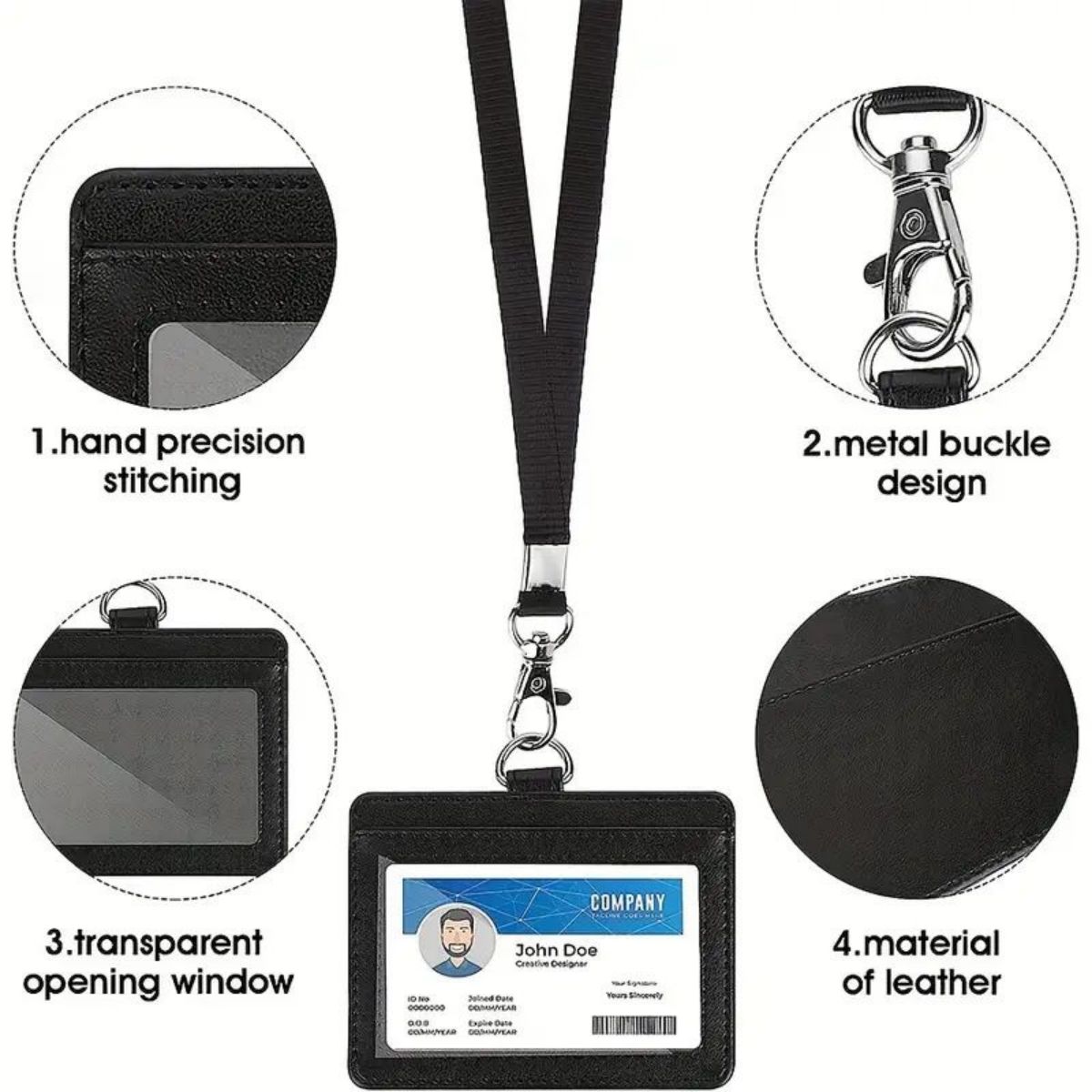 1 buah tempat lencana ID horiz - Lanyard Badge Holder ulasan dan harga