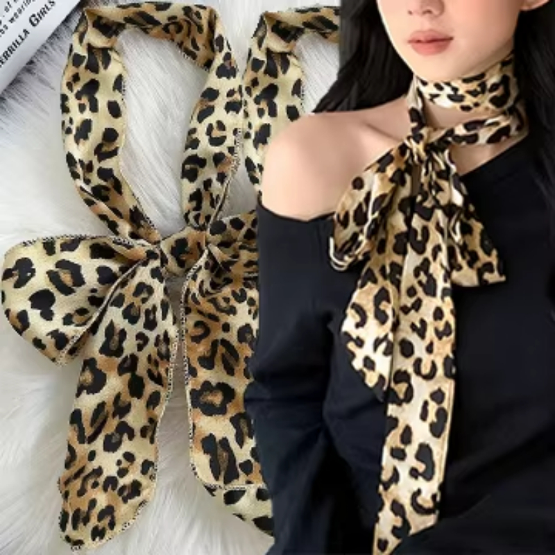 Syal Motif Macan Tutul Retro P - Silk Tie Striped ulasan dan harga