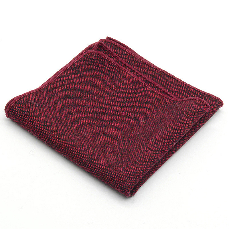 Sapu Tangan Hitam Warna Solid  - Pocket Square Set ulasan dan harga