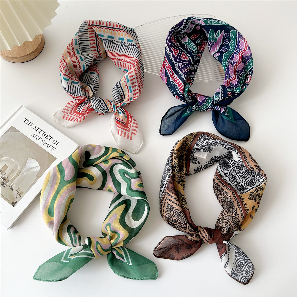 Syal katun Fashion wanita syal - Bandana Cotton ulasan dan harga