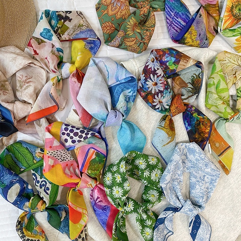 Syal Persegi 100% Katun untuk  - Bandana Cotton ulasan dan harga