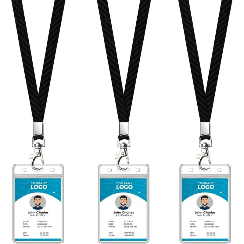 3 Paket Tali Lanyard untuk Kap - Lanyard Badge Holder ulasan dan harga