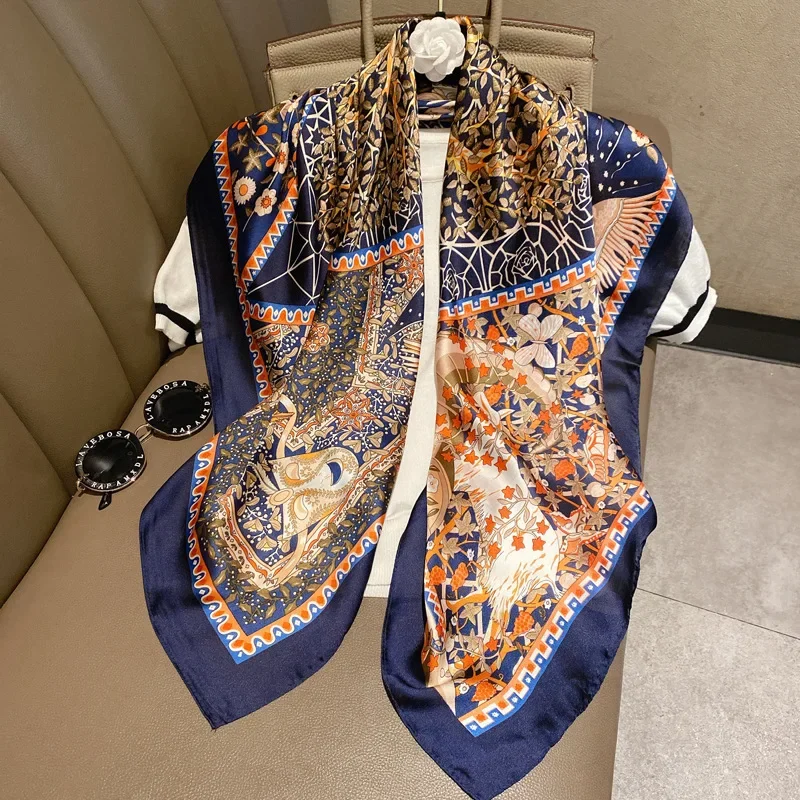 Syal sutra 90 mewah ringan den - Silk Tie Striped ulasan dan harga