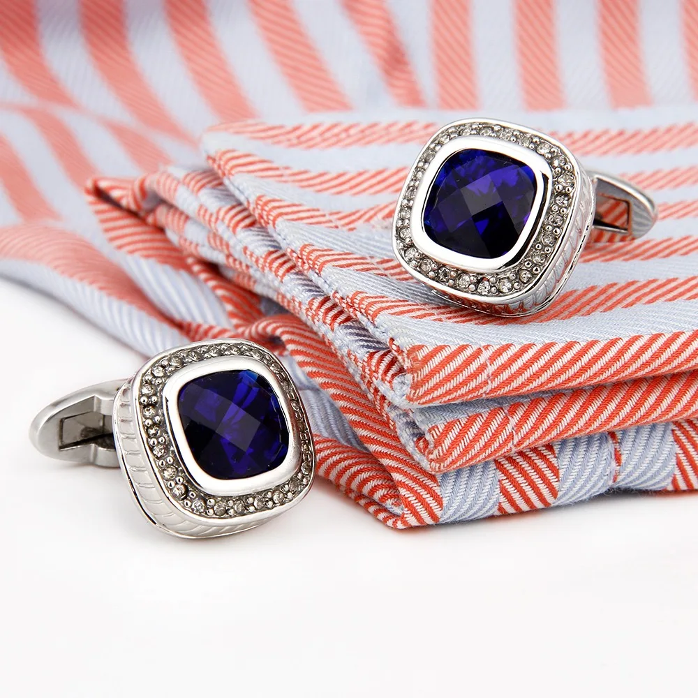 Kancing Manset untuk Pria Set  - Tie Clip Silver ulasan dan harga