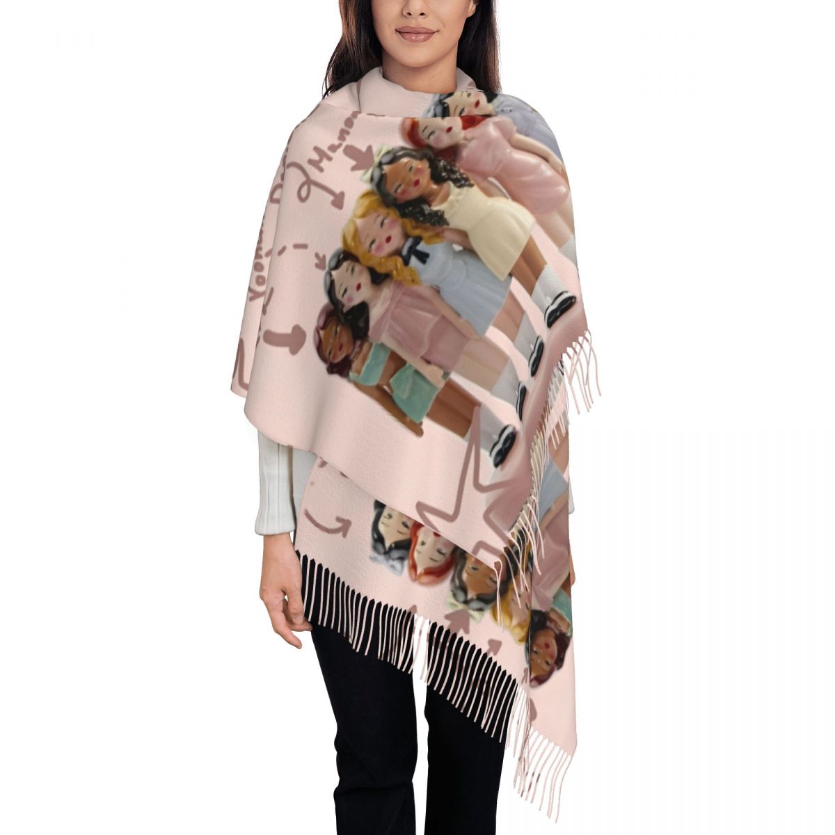 Katseye Kpop Idol Shawl Wrap W - Pashmina Wrap Large ulasan dan harga