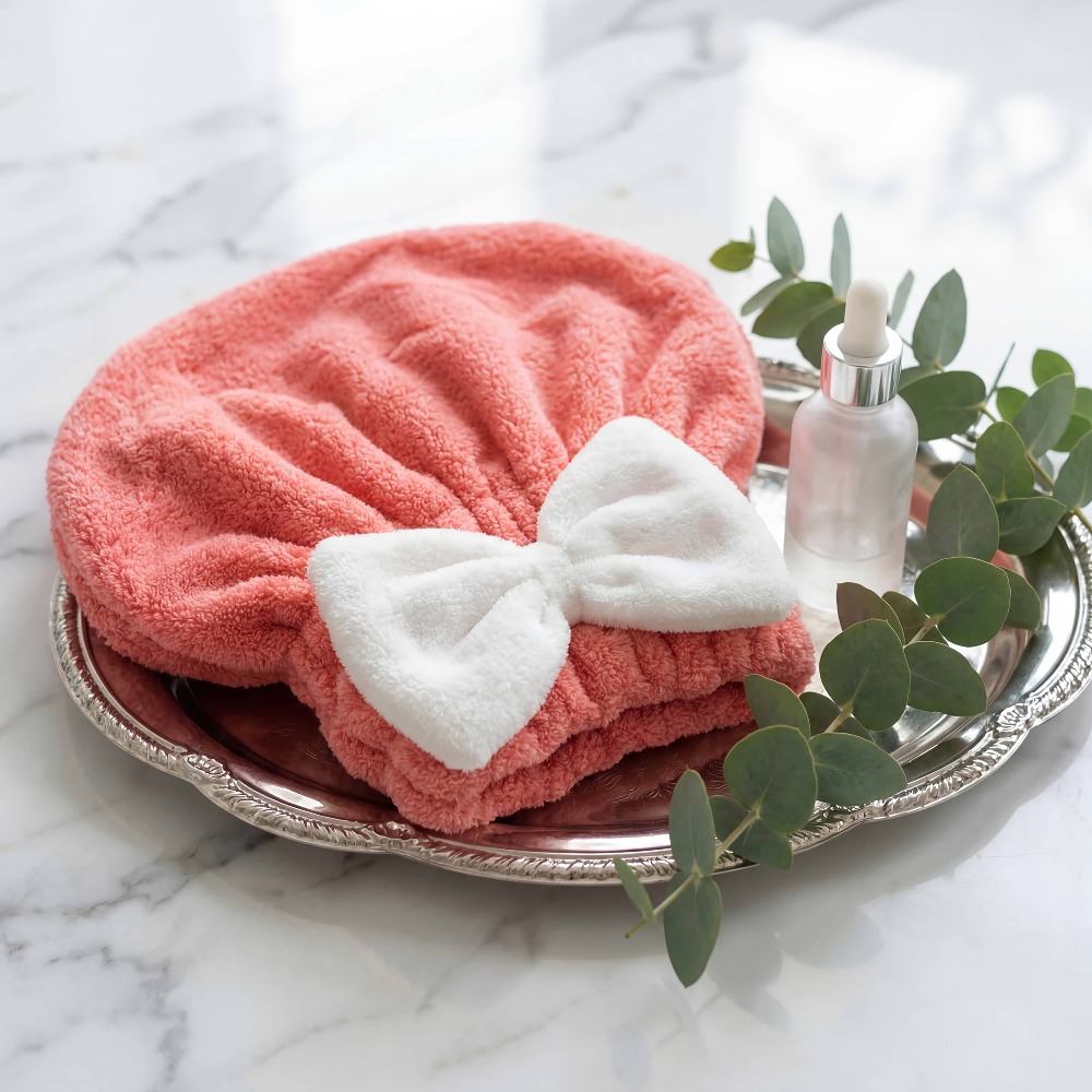 Topi Pengering Rambut Mikrofib - Head Wrap Turban ulasan dan harga