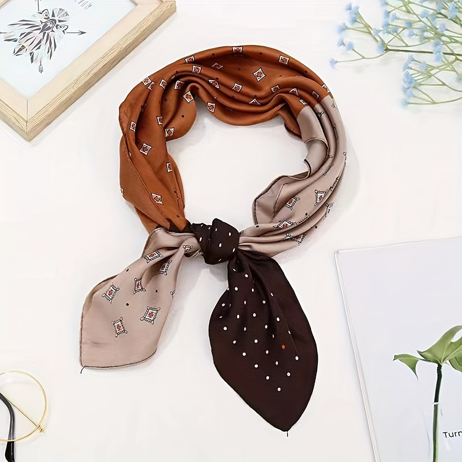 Syal Sutra Persegi Wanita Gamb - Scarf Silk Square ulasan dan harga