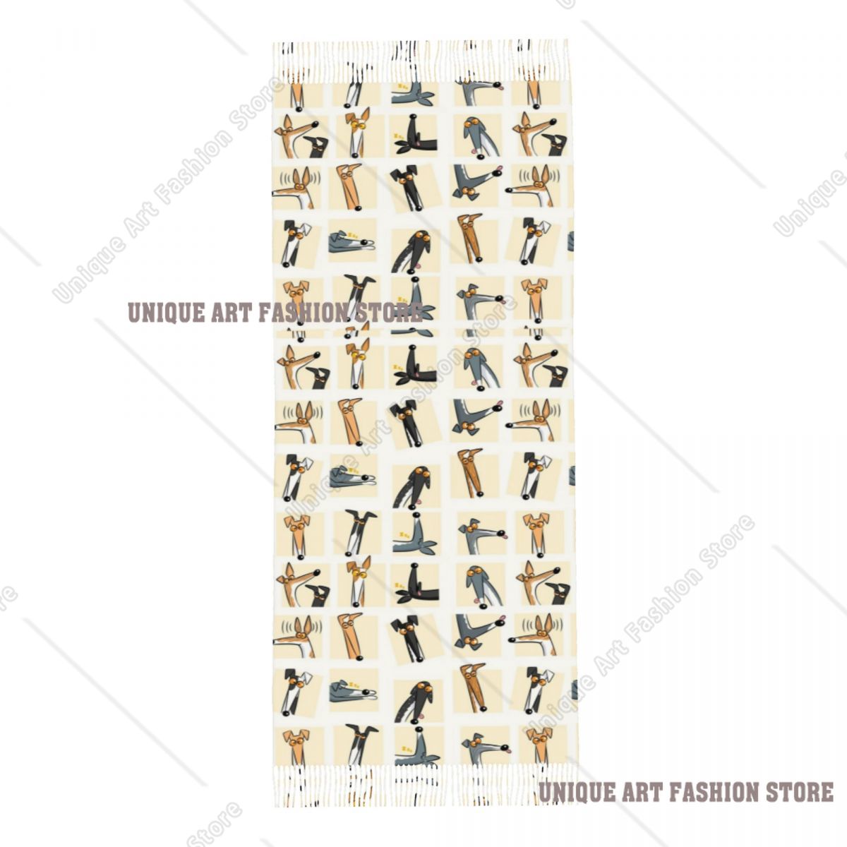 Selendang Wanita Motif Rumbai  - Pashmina Wrap Large ulasan dan harga