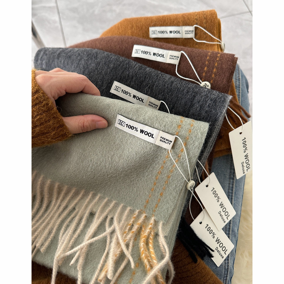 Syal wol 100% kualitas bagus e - Muffler Men Wool ulasan dan harga