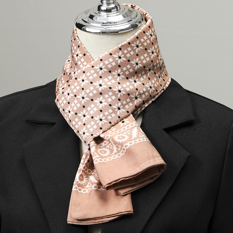 Syal Pria Imitasi Sutra, Syal  - Silk Neck Scarf ulasan dan harga