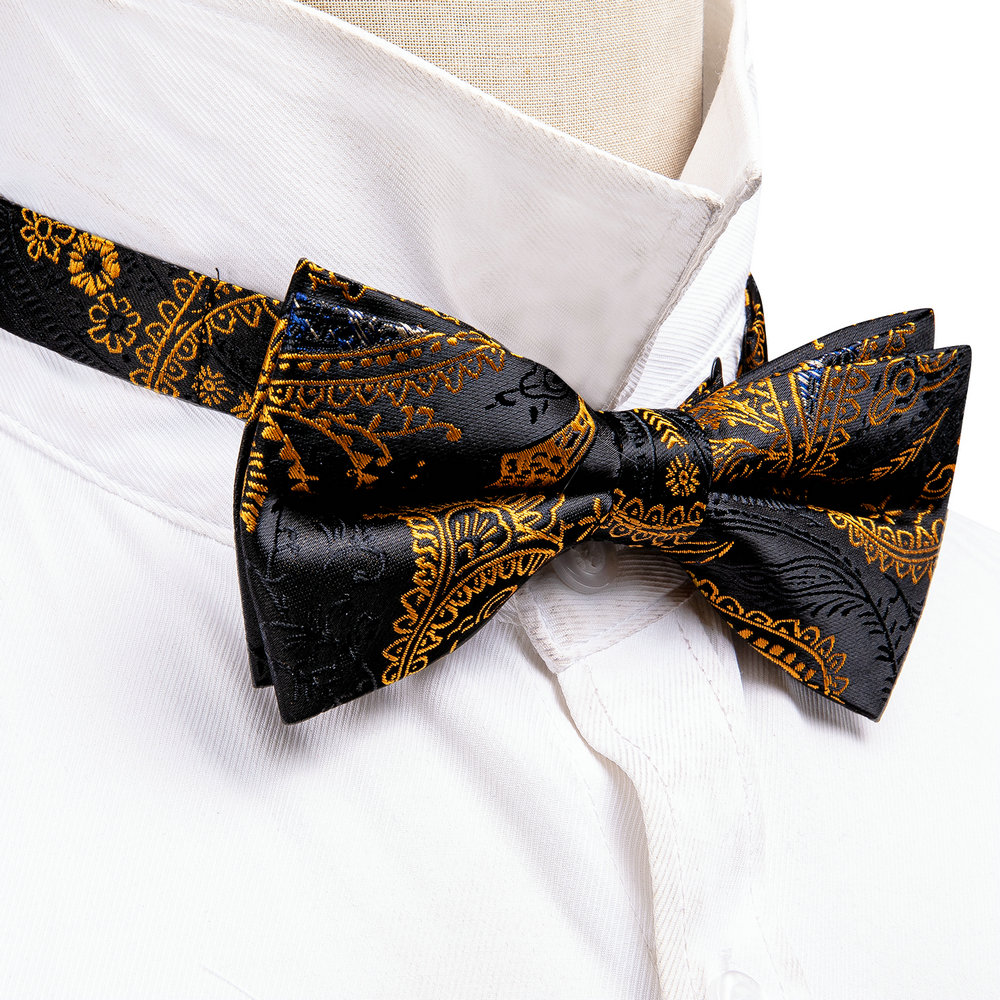 Barry.Wang sutra pria dasi kup - Bow Tie Pre Tied ulasan dan harga