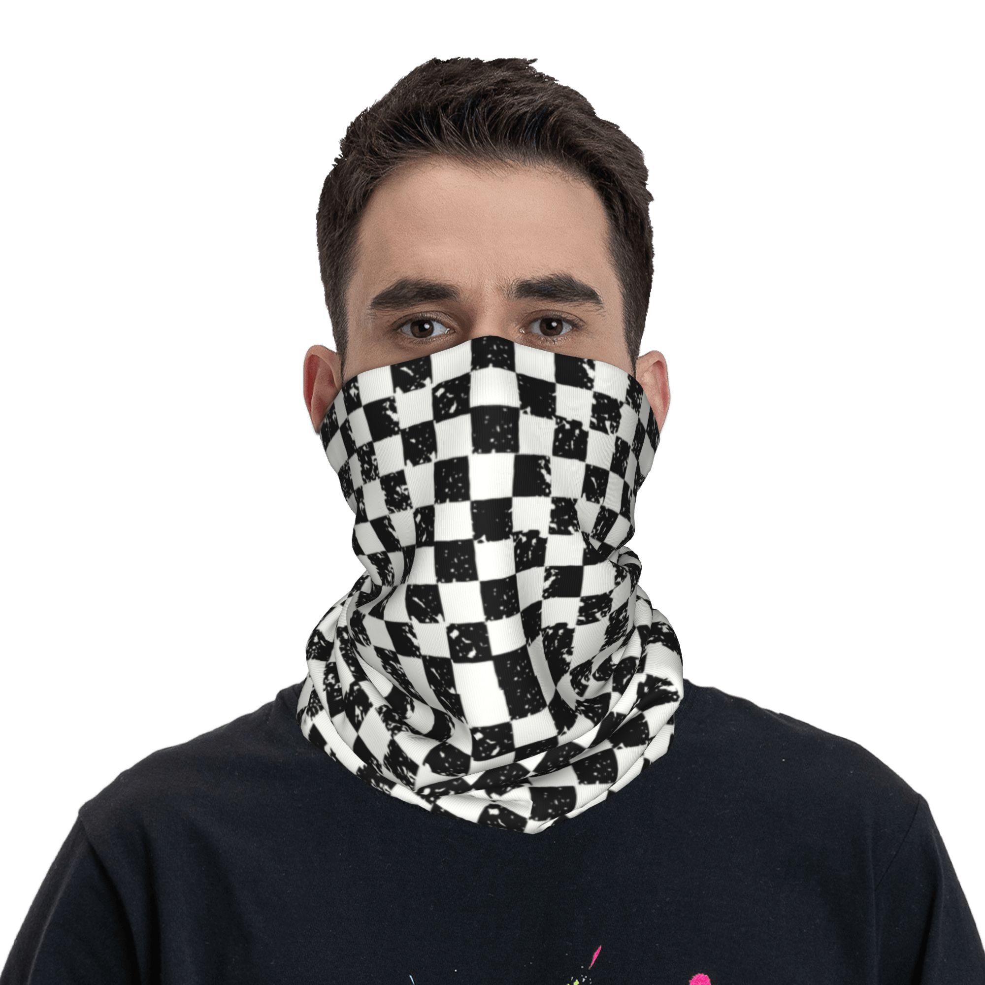 Penutup Kepala & Leher Motif K - Neck Warmer Tube ulasan dan harga
