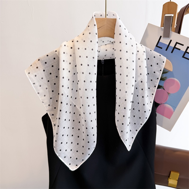 Syal Persegi Katun Linen 50cm  - Bandana Cotton ulasan dan harga