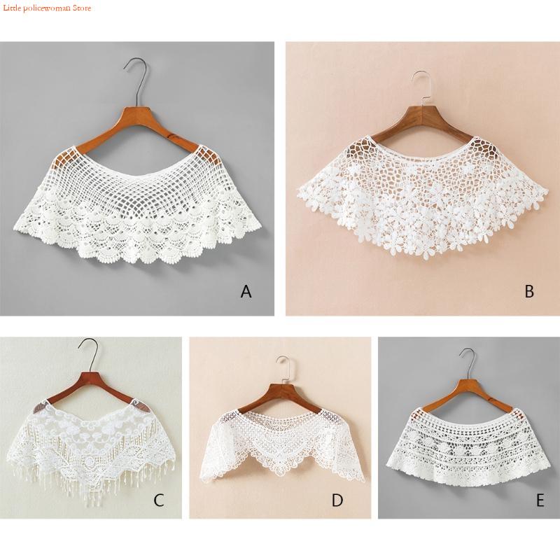 F92D Wanita Bordir Bunga Renda - Stole Wedding Shawl ulasan dan harga