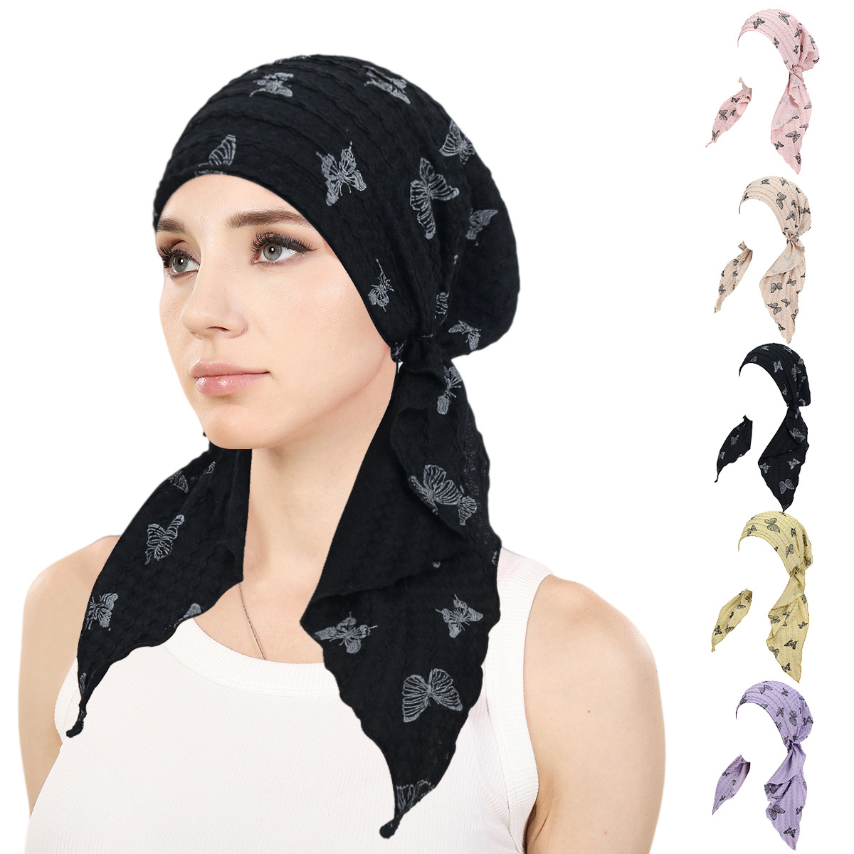 Topi Hijab Muslimah Wanita, Pe - Head Wrap Turban ulasan dan harga