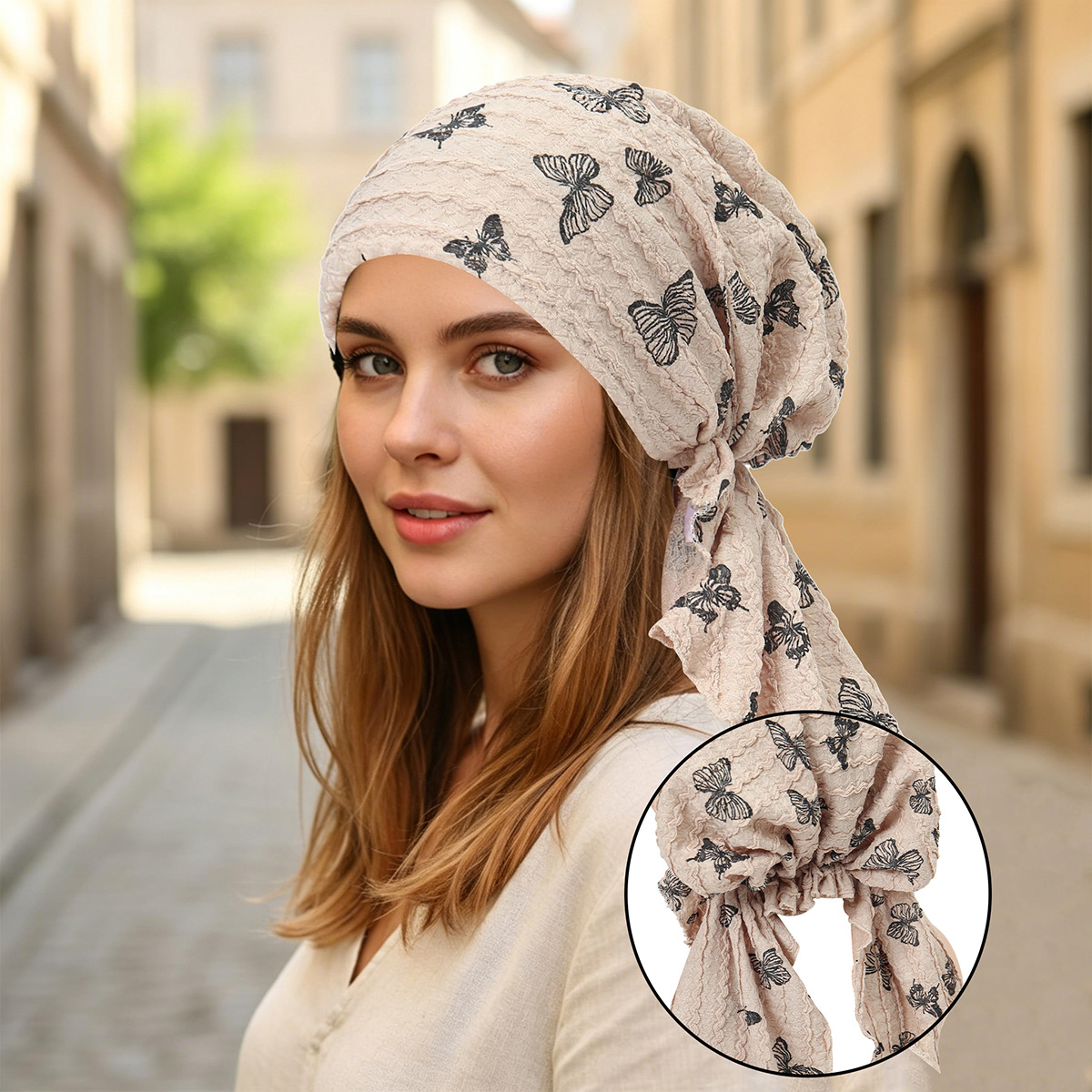 Topi Hijab Muslimah Wanita, Pe - Head Wrap Turban ulasan dan harga