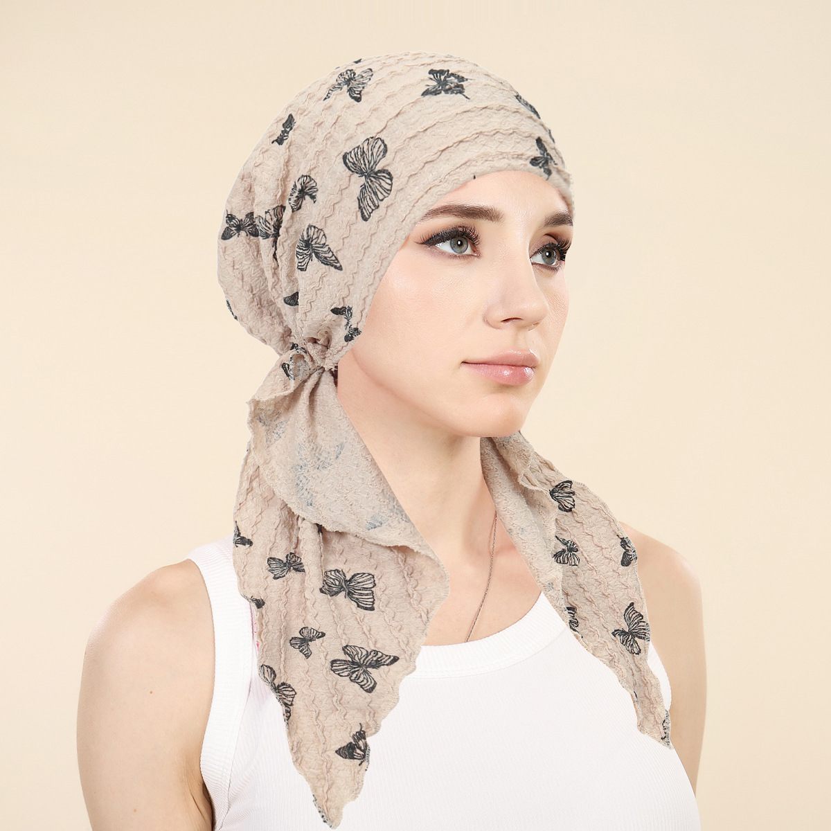 Topi Hijab Muslimah Wanita, Pe - Head Wrap Turban ulasan dan harga