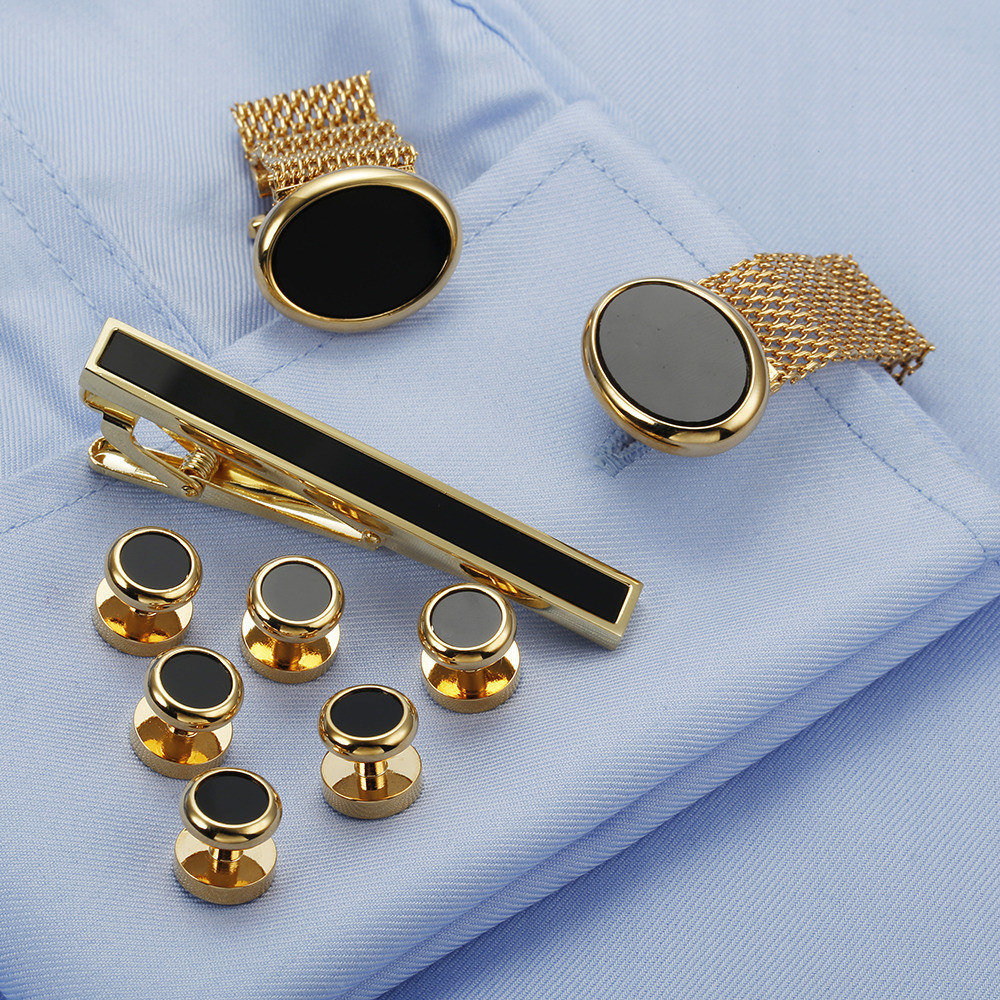 VAGULA Baru 9 Buah Manset Dasi - Tie Bar Set Gift ulasan dan harga