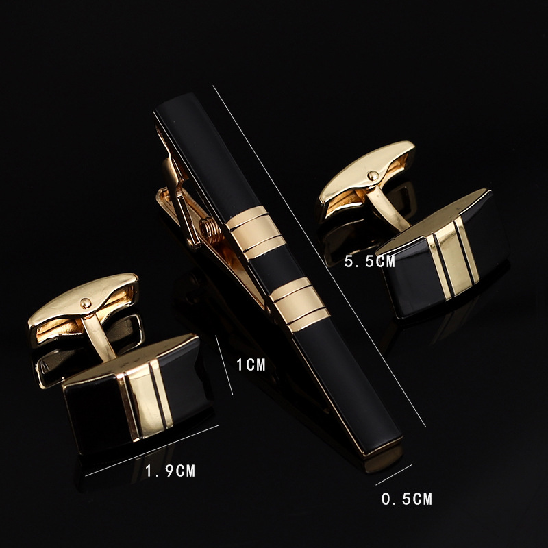 Dasi Pria Klip Manset Set Keme - Tie Bar Set Gift ulasan dan harga