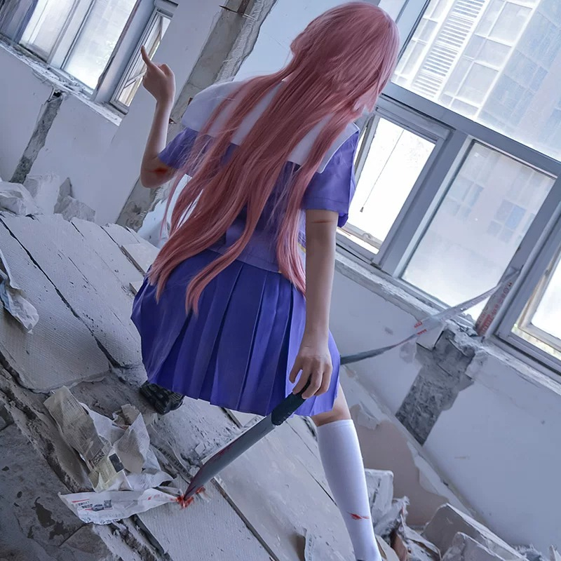 Kostum Cosplay Yuno Gasai Futu - Bow Tie Pre Tied ulasan dan harga