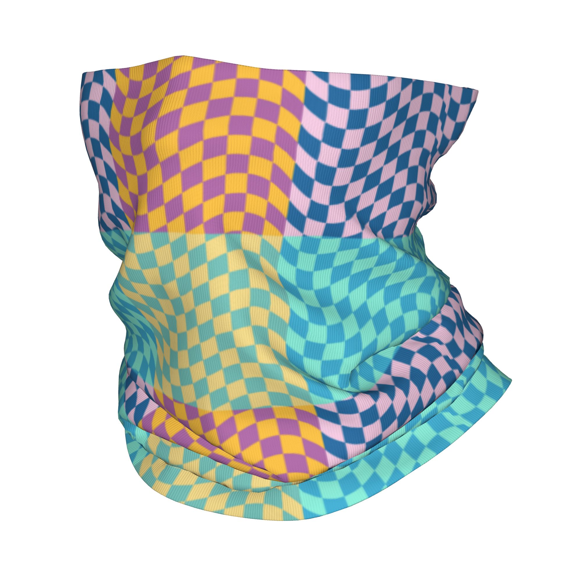 Bandana Leher Motif Kotak-kota - Neck Warmer Tube ulasan dan harga