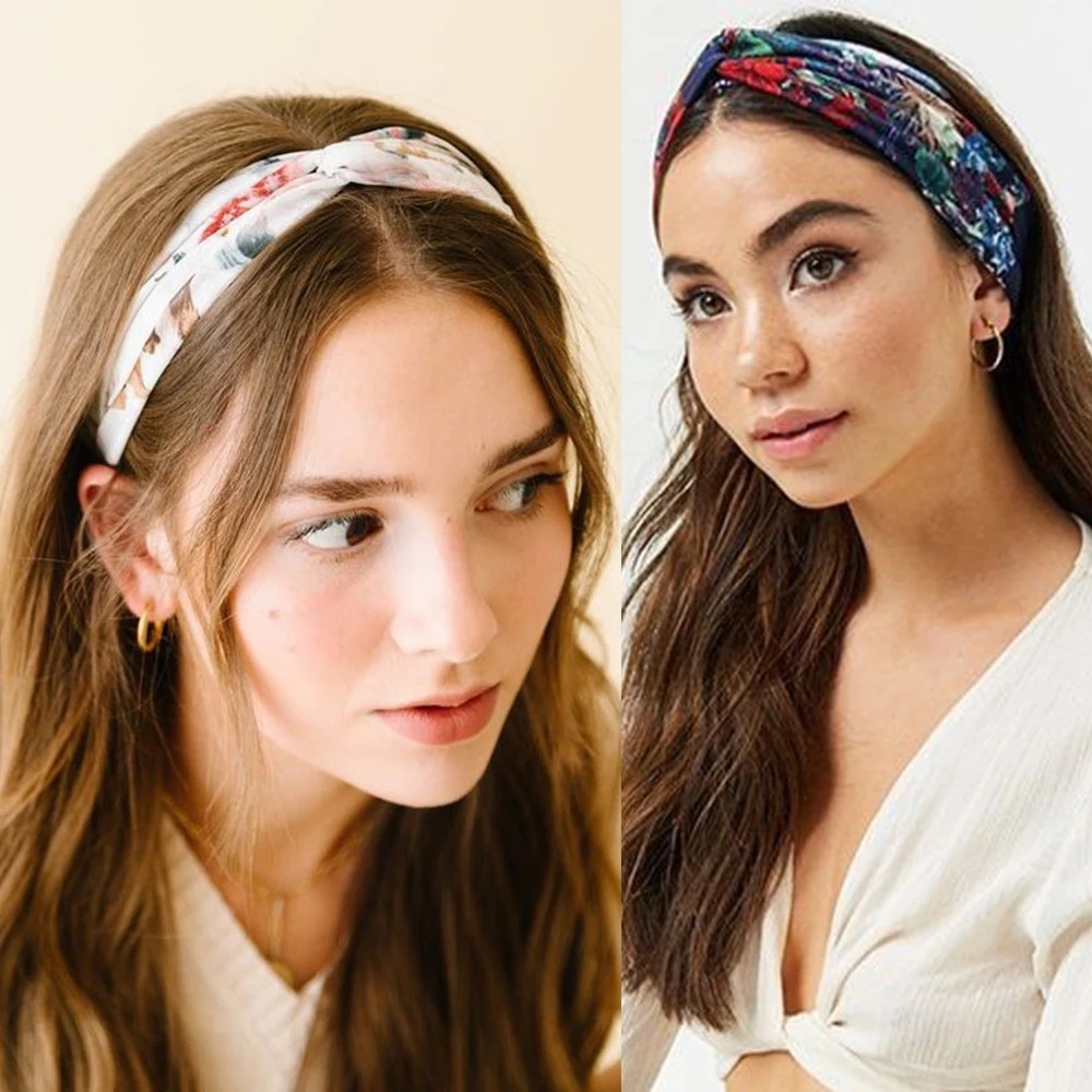 Ikat Kepala Musim Panas Eropa  - Bandana Cotton ulasan dan harga