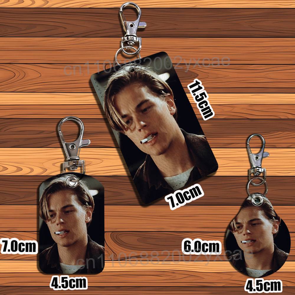 Leonardo DiCaprio Leather Keyc - Lanyard Badge Holder ulasan dan harga