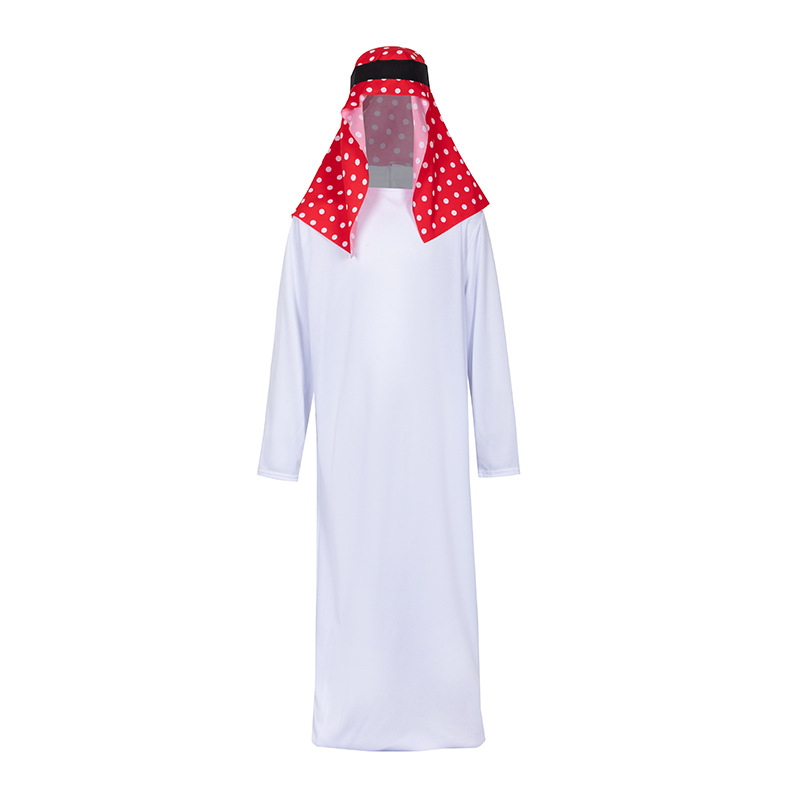 Kostum Tradisional Arab Jubah  - Ascot Neck Scarf ulasan dan harga