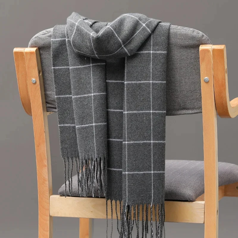 Syal pria musim dingin baru 20 - Muffler Men Wool ulasan dan harga